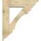 Ekena Millwork Olympic Traditional Rough Sawn Bracket w/ Offset Brace, Douglas Fir, 8"W x 32"D x 36"H BKT0806X32X36OLY01RDF - alternate 3